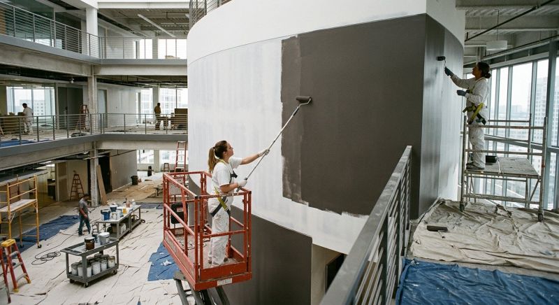 Retail Ceiling Painting in Longmont, CO