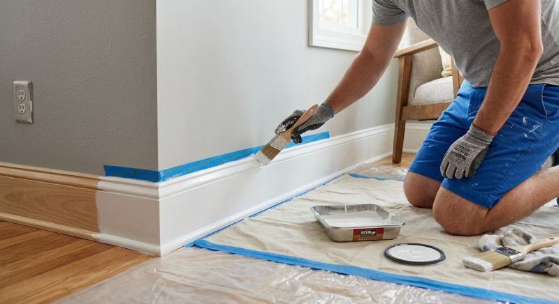 Baseboards Painting in Wilmington, NC