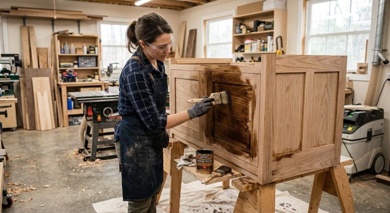 Cabinet Staining Service in Lafayette, IN