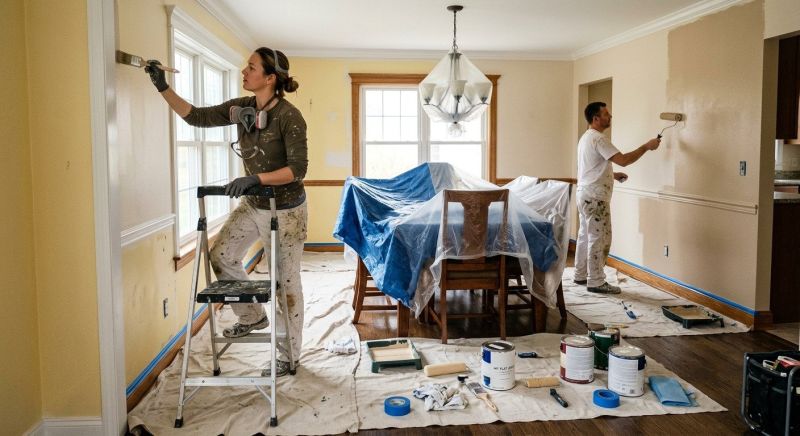 Den Painting in Wilmington, NC