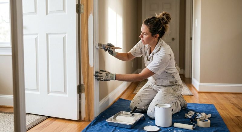Door Molding Painting in Waco, TX