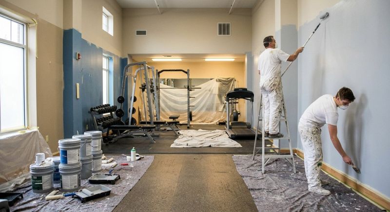 Fitness Room Painting in Wilmington, NC