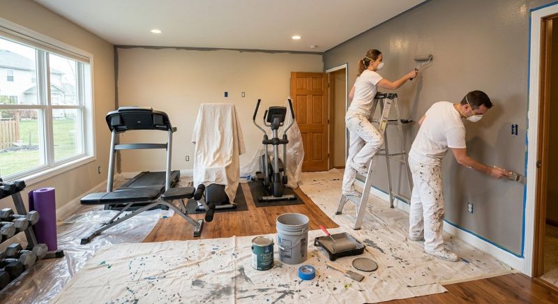 Fitness Room Painting in Wilmington, NC