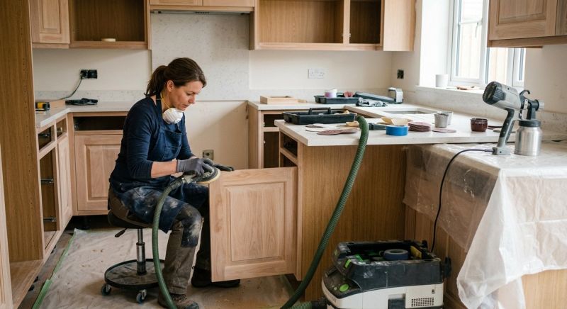 Kitchen Cupboard Refinishing in Carmel, IN