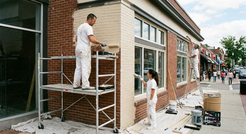 Outdoor Commercial Painting in Waco, TX