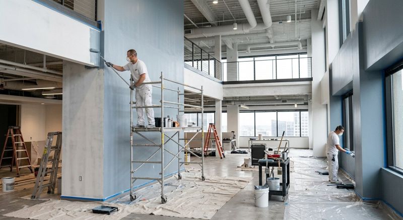 Reception Area Painting in Longmont, CO