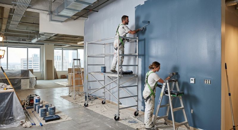 Reception Area Painting in Longmont, CO