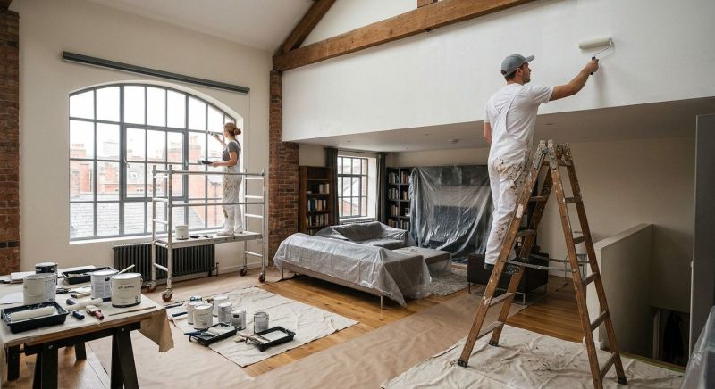 Vaulted Ceiling Painting in Wilmington, NC