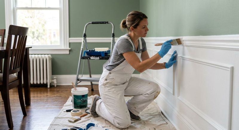 Wood Trim Painting in Wilmington, NC