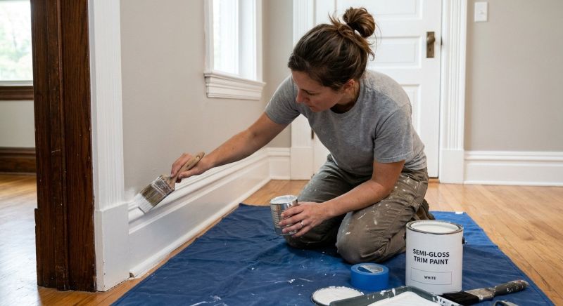 Woodwork Painting in Wilmington, NC
